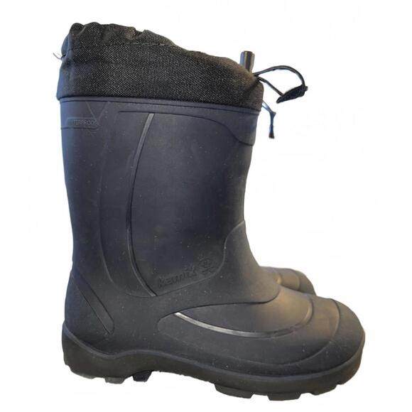 Kamik Kids Waterproof Winter Gear Snow Boots - Size 1 (Black) - Picture 7 of 7